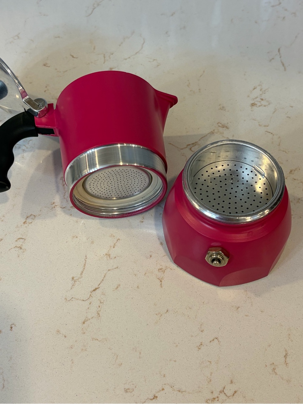 Bialetti Pink Stovetop Moka Pot - Flammella - Picture 5 of 8